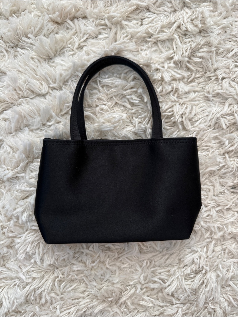 Nicole Miller Black Mini Tote Bag